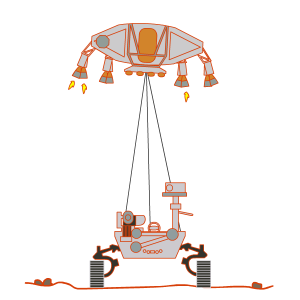 Mars rover Perserverance landing